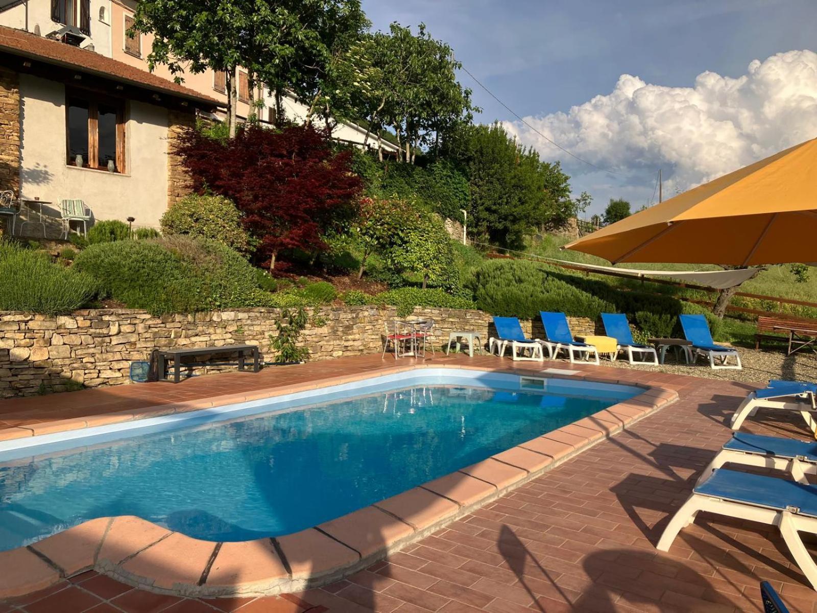 Casa Petra - Casa Tre Stelle - Casa Caneva - Ferien Fuer 6-14 Personen Ponti Exterior foto
